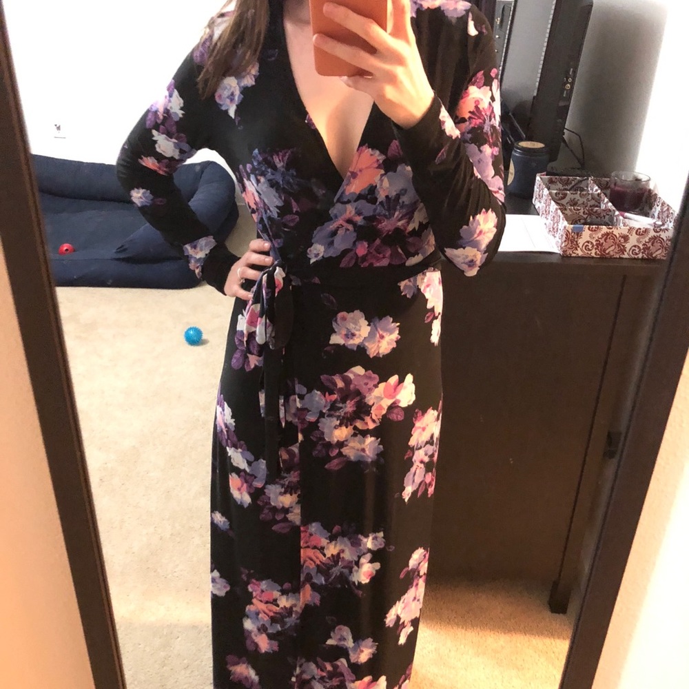 SOLD Jennifer Lopez Floral Maxi Dress - Medium - Picture 1 of 7